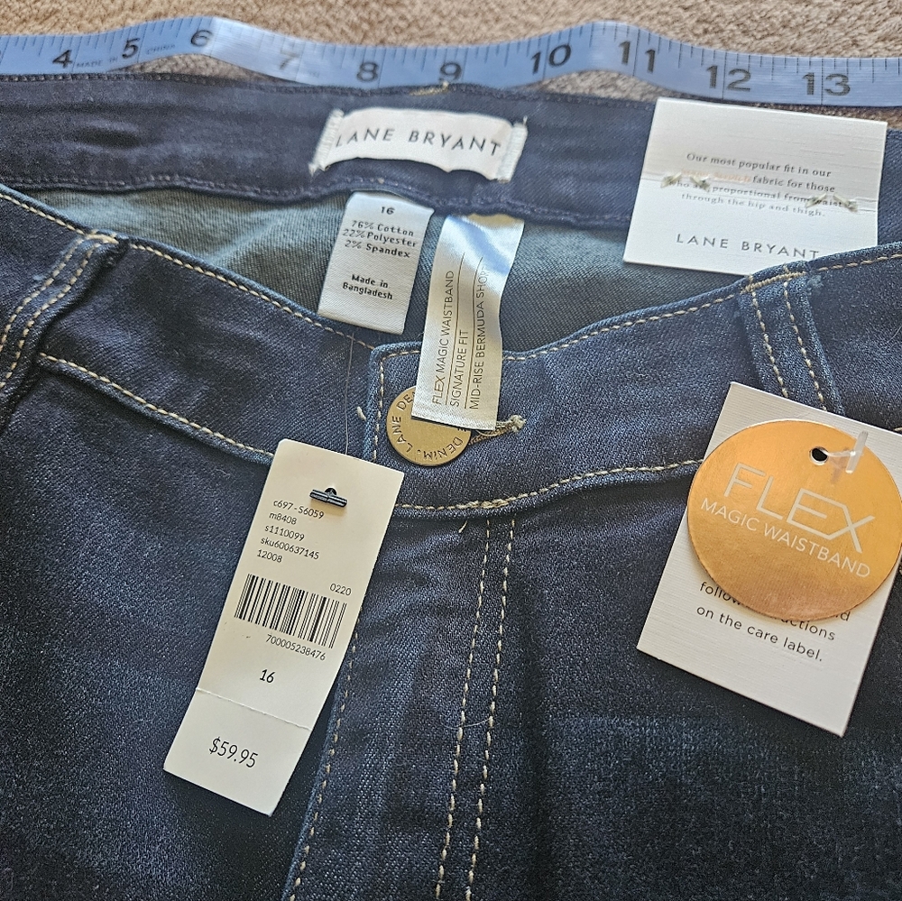 Lane Bryant Denim Bermuda Shorts - Picture 4 of 8